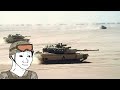 Holiday but your m1abrams is pushing forwards during desert storm