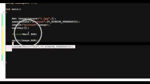 Lesson-4: Splitting colored image into RGB Components using OpenCV.