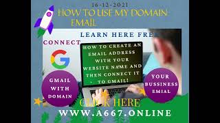 Learn how to create Gmail address with your website Domain