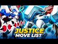 JUSTICE MOVE LIST - Guilty Gear XX Accent Core Plus R (GGXXACPR)
