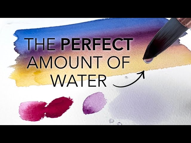 Beginner Watercolour - The ULTIMATE Guide To Water Control! class=