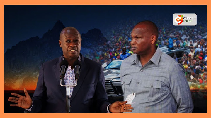 Ruto allies slam Gachagua for inciting Mt. Kenya region against President Ruto