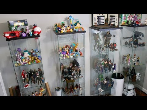 MY DISPLAYED ACTION FIGURE DETOLF SHELF COLLECTION !! - YouTube