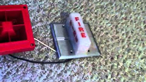 Rare Notifier NWS-24 Strobe + System Sensor MA