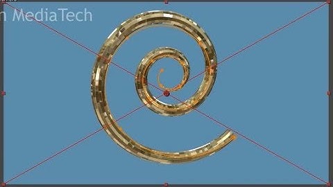 [애펙 트랩코드] 타오와 일러스트로 3D 나선형 형태 만들기: 애프터이펙트(Trapcode TAO Spiral Mask with Illustrator)