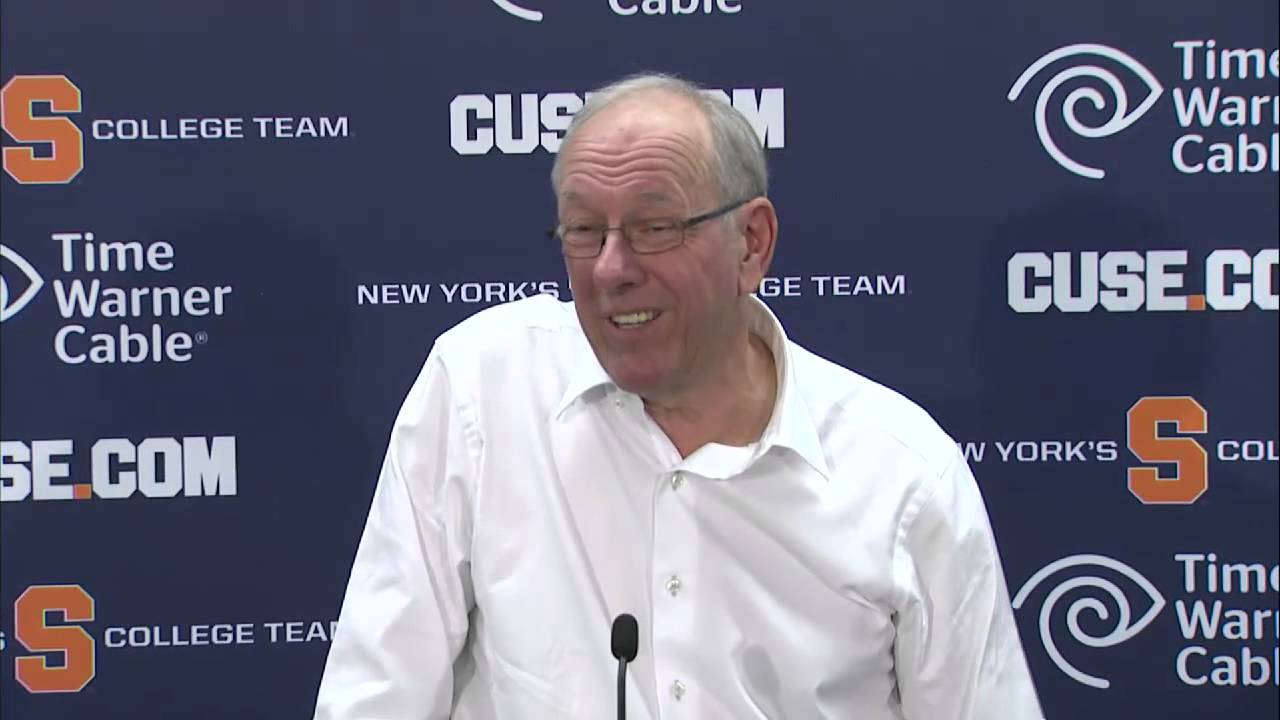 Head Coach Jim Boeheim Comments on Loss to Boston College Syracuse