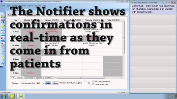 Appointment confirmations with ECLIPSE and HourMine