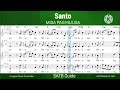 SANTO _ SATB Guide - MISA PAGHILIUSA