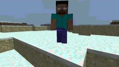 Herobrine on Minecraft 1.7.3