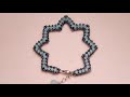 Beaded cubice zig zag bracelet easy tutorial no 41👌