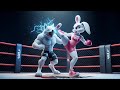 Fight for daddy cute rabbit 