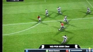 PES 2009 - How to score goals - Trick 3 - Easy screenshot 3