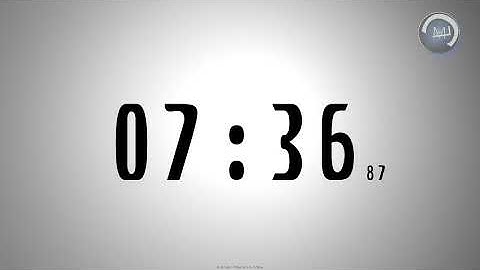 15 minutes COUNTDOWN TIMER with voice announcement every minute