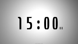 15 minutes COUNTDOWN TIMER with voice announcement every minute