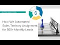 How to Automate Sales Territory Assignment in HubSpot | 500+ Leads Per Month