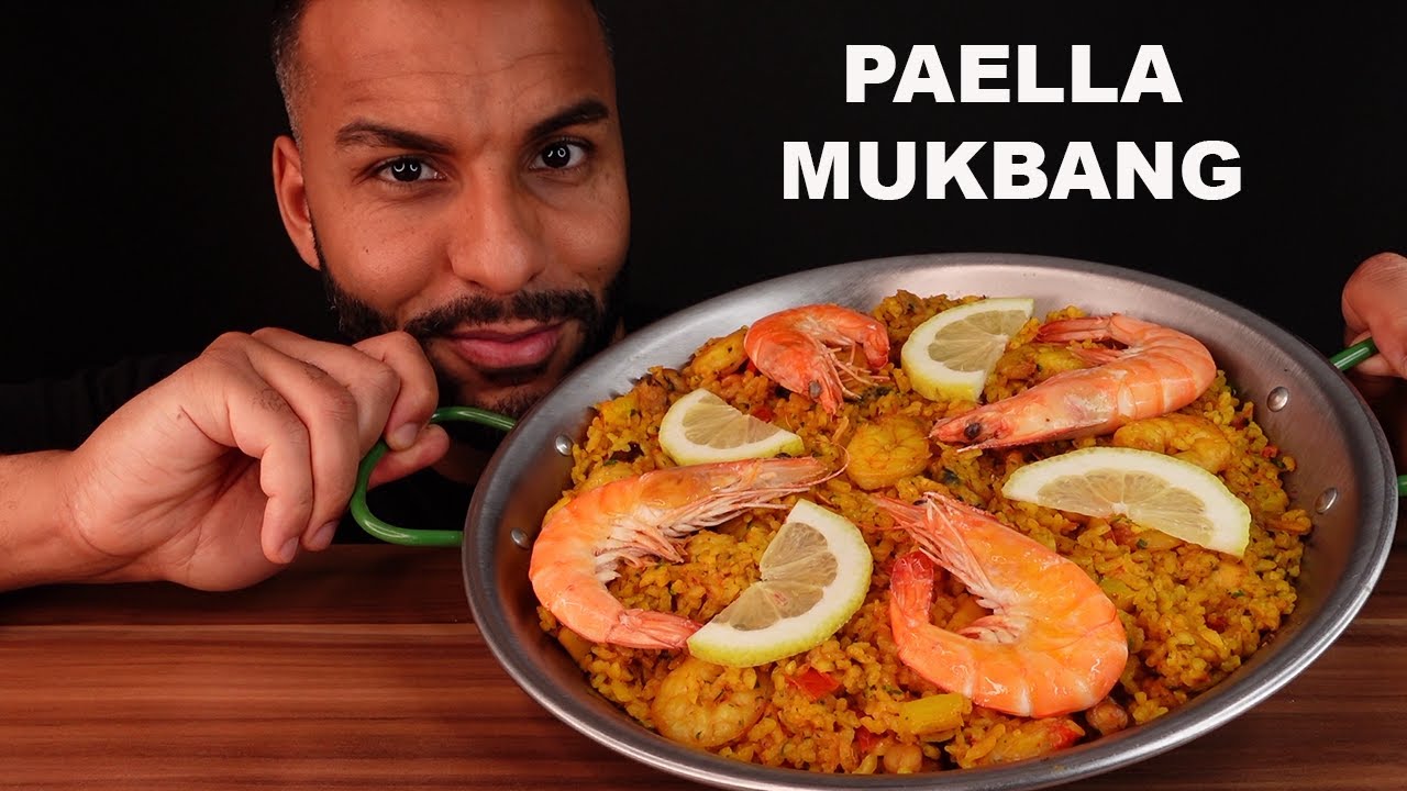 PAELLA MUKBANG - YouTube