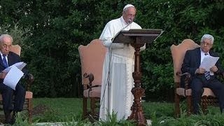 Israeli, Palestinian leaders gather with Pope Francis for peace prayer
