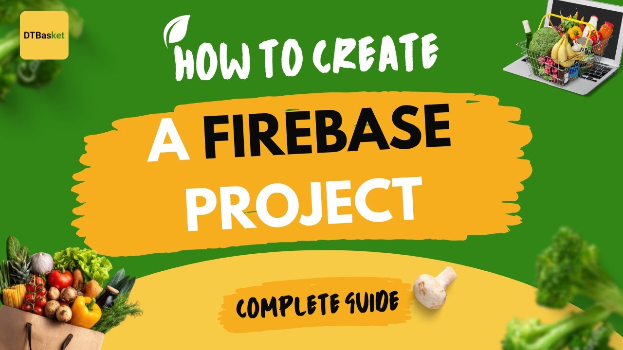Firebase Text Design How to Create a Firebase Project - YouTube