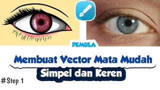 Step 1 | Membuat Vector Mata | Infinite Design