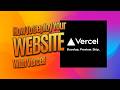 Stop Paying for Hosting! Deploy Your Website on Vercel for Free  #websitedevelopment #websitehosting