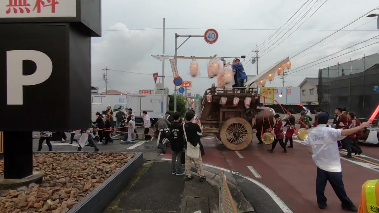 2024 (R06) 年 7月14日 聖武天皇社大祭 四日市市松原の石取祭 富州原町にて
