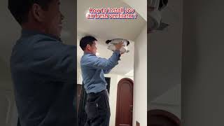 How to install the VOV fresh air ventilation system #ventilaton