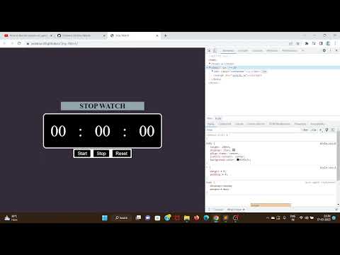 Stop Watch coding ninja project