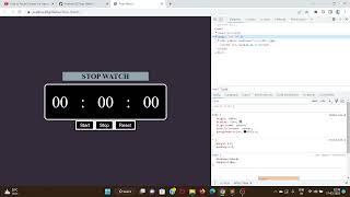 Stop Watch coding ninja project
