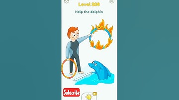 Help the dolphin..#dop2 level 208#fun#puzzle