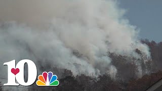 Fire crews continue to fight two wildfires in Anderson County