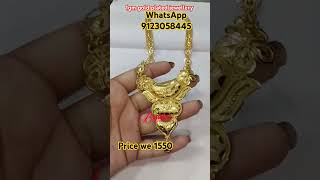 1gm gold plated jewellery #price 1550@anusplanet8119