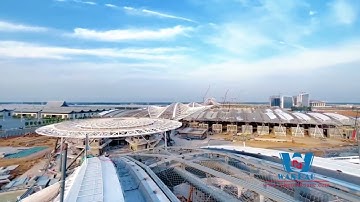 Exhibition Hall ETFE PTFE membrane structure project #buildingservicesengineering #architecture