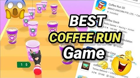 TUTORIAL how to create crazy Coffey running games on Mobile? The best Coffey run game