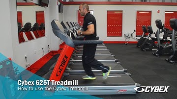 Cybex 625T Treadmill - How to use