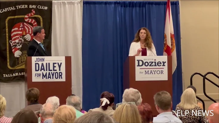 2022 Tallahassee Mayor John Dailey and Candidate K...