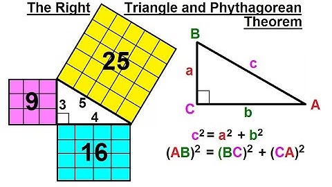 Geometry - Basic Terminology (20 of 34) The Right Triangle and Pythagorean Theorem