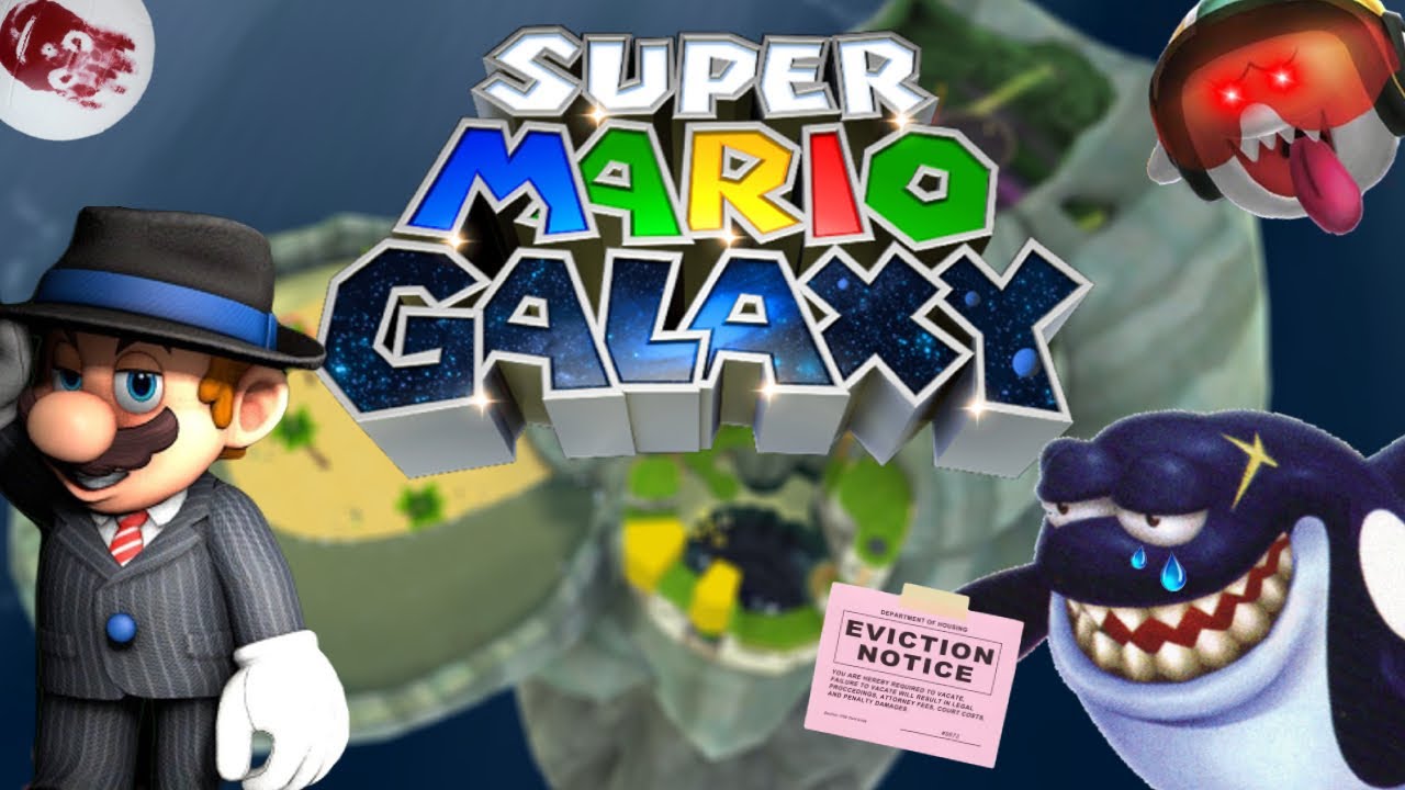 Mario Evicts Someone in Super Mario Galaxy