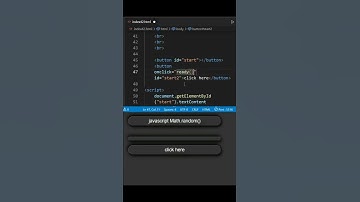 JavaScript Math random min and max #shorts #html