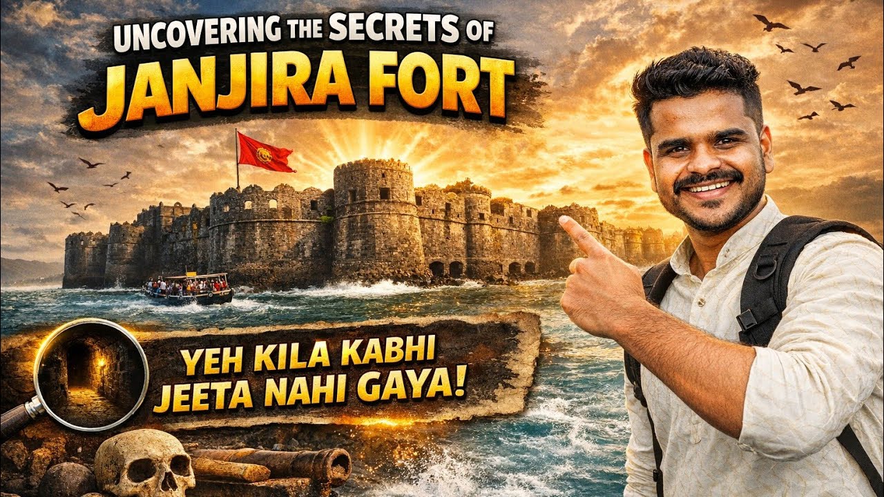 Murud Janjira Fort | Yeh Kila Kabhi Jeeta Nahi Gaya 😳 | India’s Invincible Sea Fort