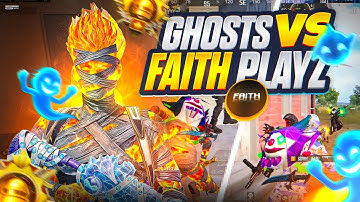 🔱 All Pros In Ghost Mode ‼️ [ Ghosts Vs Faith BGMI 4.0 Update Solo V Squad Clutches 
