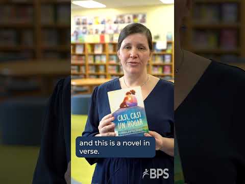 Mario Umana Academy Librarian recommends a book for National School Library Month! #shorts #poetry