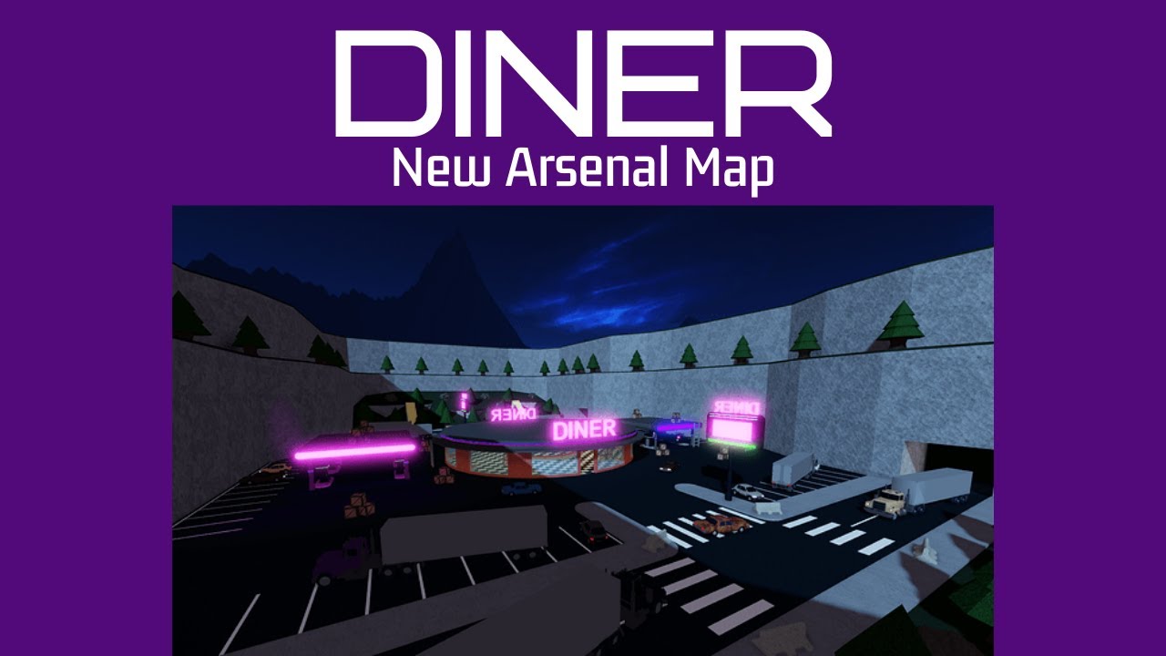 New Roblox Arsenal Map Diner Youtube