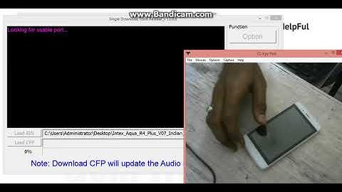 How to Flash Intex Aqua R4 Plus with RDA Flash Tool