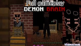 Démon brain map minecraft horror full map download description