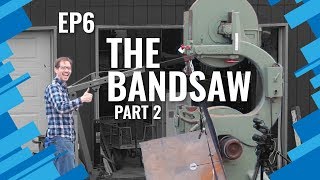 Installing the 1943 36&quot; Tannewitz Bandsaw