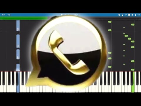 Android Ringtone Remix (Whatsapp Whistle 1)  Piano Tutorial - Whatsapp 2
