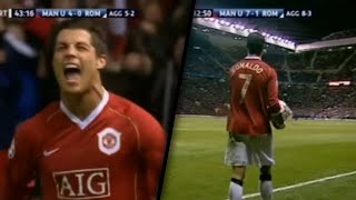 Cristiano Ronaldos Memorable Performance Vs As Roma Ucl Home 06-07 Hd 1080I