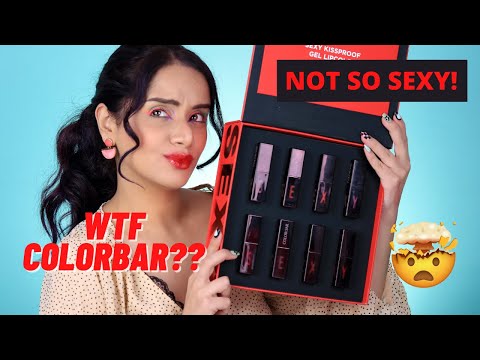 Видео: Colorbar 001 Hollywood Kiss Proof Lip Stain Review