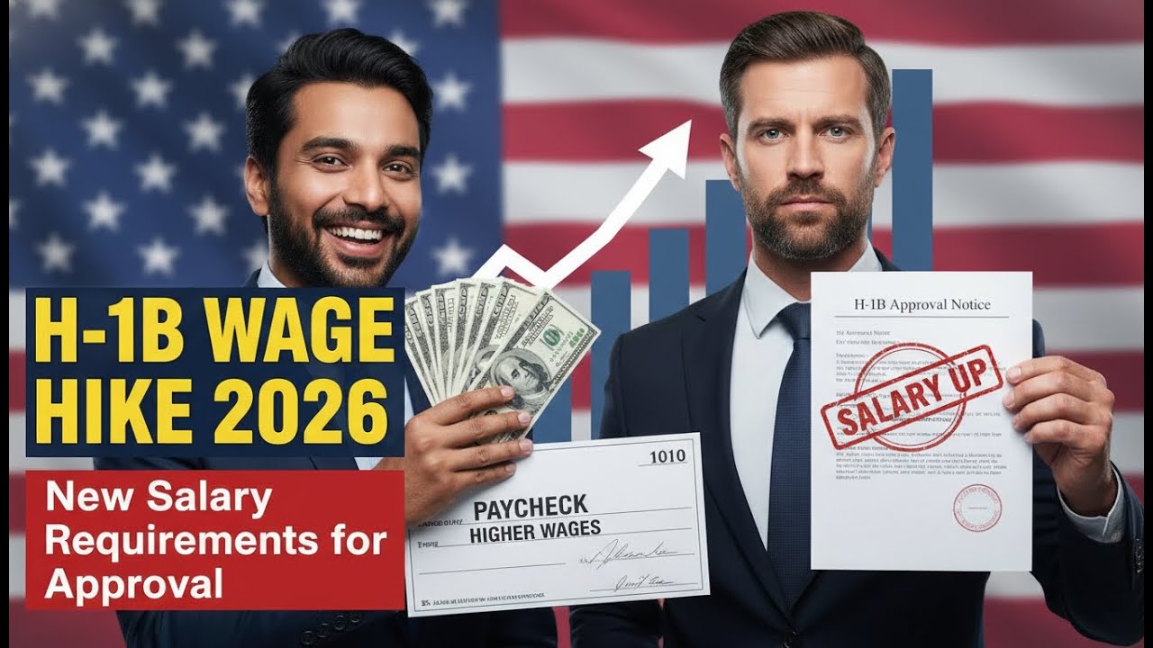 JUST ANNOUNCED : H-1B Wage Hike 2026 Brings BIG Changes to Salary Requirements