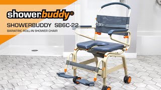 SB6c-22 Bariatric Roll-in Shower Chair screenshot 5